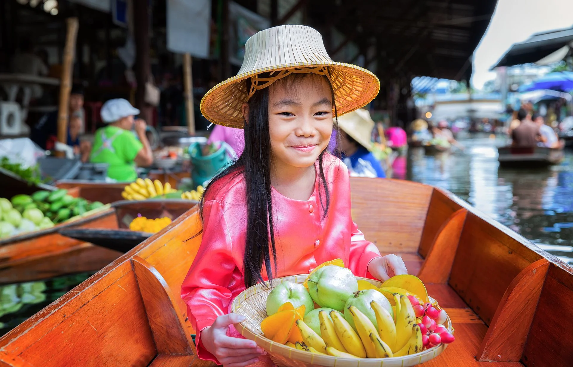 floating market fruits