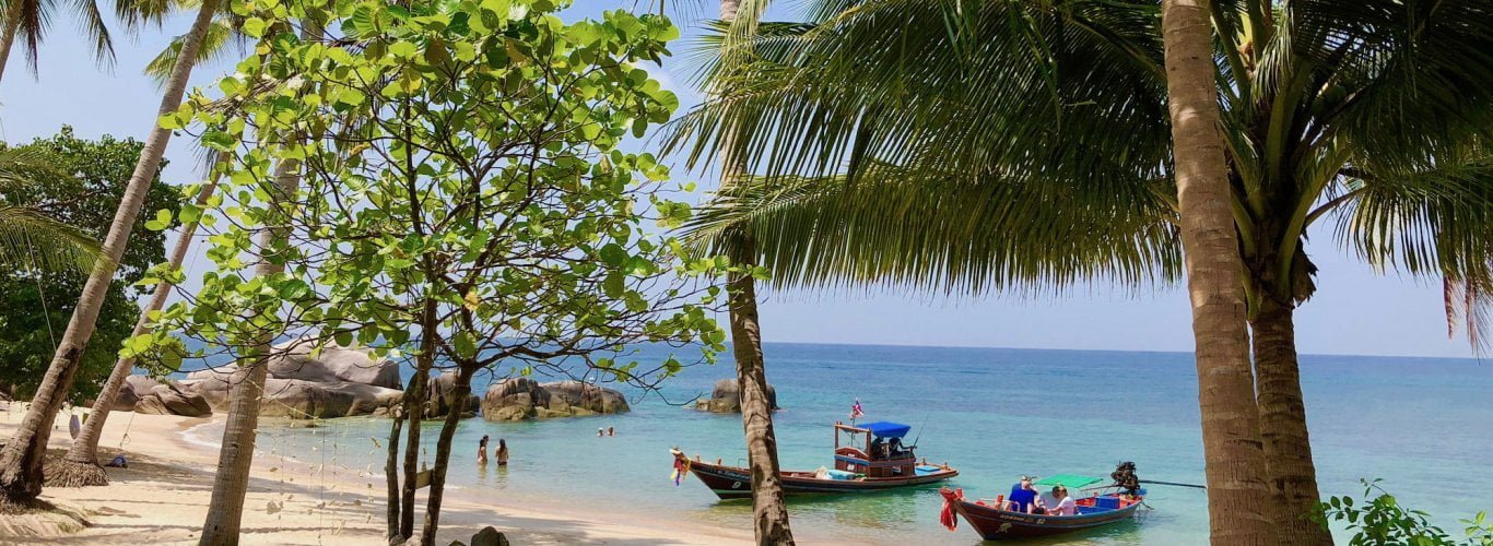 koh tao beach boat ()