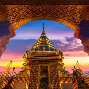 wat phra that doi suthep a chiang mai thailande