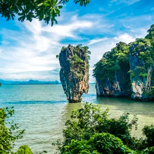 Découverte de la baie de Phang Nga, île James Bond et Koh Panyee (groupe)
